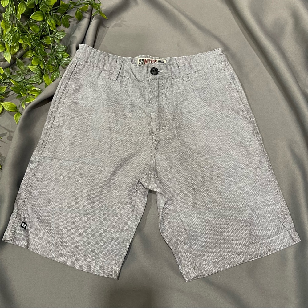 Micros boys formal Shorts Waist 12 in Gray